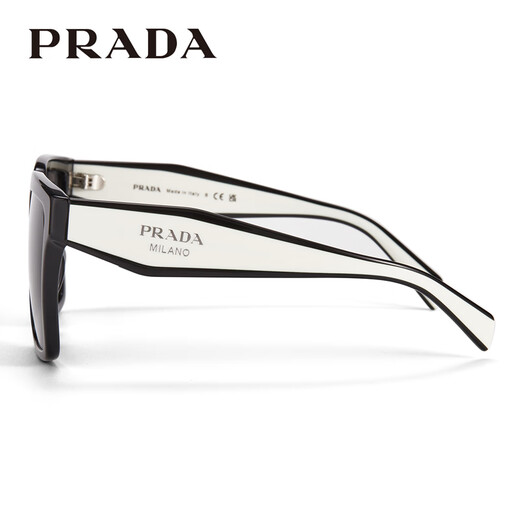 PRADA Prada sunglasses large frame sunglasses driving driving mirror men's and women's personalized sunglasses 0PR24ZSF 0PR24ZSF-1AB5S0 black