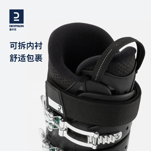 Decatlón raquetas de nieve de mesa doble raqueta de nieve para hombres y mujeres adultos parejas ski zapatos ski-boot500-ovwk matas de nieve negras para hombres 27-27.5 cm-4046371