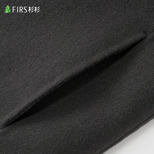 Shanshan wool double-sided woolen jacket men's spring and autumn lapel casual warm woolen coat top short coat men's clothing