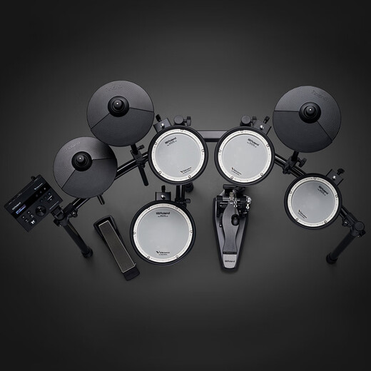 Roland Elektronische Drum TD07KV/TD07DMK Drum Adult Children Praxis Unterhaltungsunterhaltung Professional Performance Grade Examination Elektrische Trommel 5 Drum 4 Zymbals 07dmk + PM100 Lautsprecher + Geschenkpaket