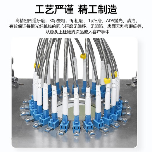 YouPuguang Telecom-Feld Optical Cable Single-Mode Dual-Core LC-LC-SC-FC-ST-Faser-Jumper Branch Panzer Outdoor Faser Kabel Layuan Turm Basisstation Kommunikation Heck Kabel Feld Single-Mode Dual-Core LC-FC 20 Meter