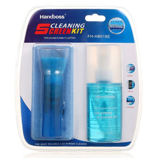 LCD screen TV cleaner laptop computer monitor mobile phone keyboard care lotion set tool three-piece set