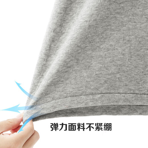 Comfortable, three-layer thickened anti-mite 7A antibacterial autumn and winter 100% cotton thermal underwear set for men's autumn clothes and long trousers