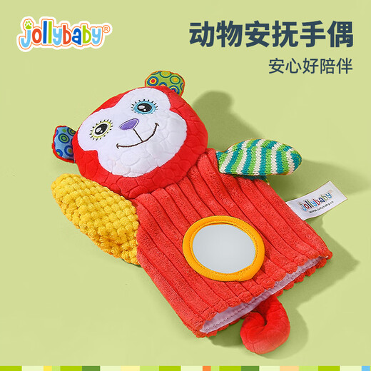jollybaby baby toy hand puppet to comfort baby plush finger doll animal glove puppet monkey hand puppet