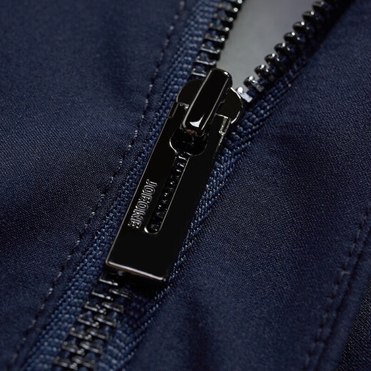 Jiumuwang Men's Executive Jacket Men's Jacket 2025 Autumn and Winter Thick Middle-aged High-End Office Style Business Leaders Cadres Windproof Navy Blue Standard Version - Stand Collar Business Commuting 2XL 180/100A(52)