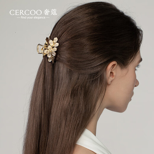 Cercoo Lily Madonna Series Shark Clips for Women with Summer Ball Hair Volume, High-End Versatile Hair for Girlfriends