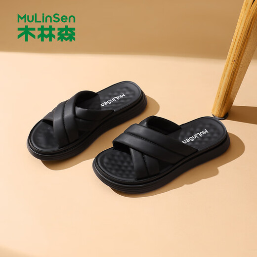 
Mulinsen comfortable sandals for women in summer wear women's shoes slippers for women fashion slippers for women beach slippers for women black 38