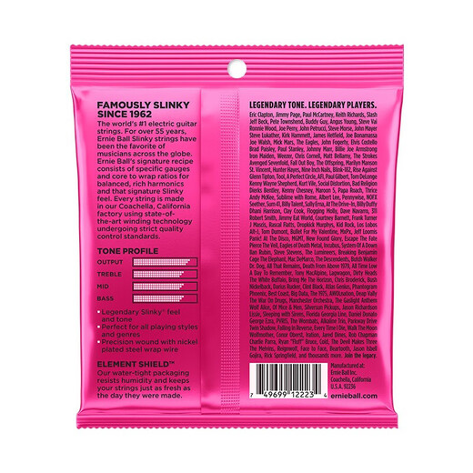 
ERNIE BALL American-made EB electric guitar strings ErnieBall electric guitar strings 6 set 2223 classic model