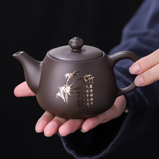 Haofeng 2025 new purple sand teapot complete tea set set purple sand teapot single teapot as a souvenir gift