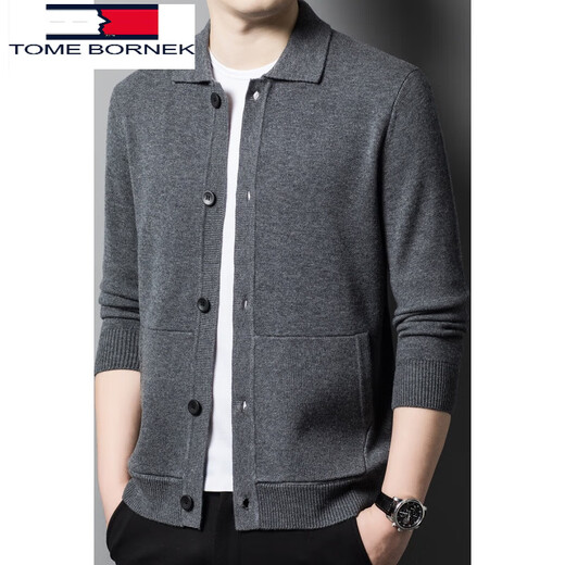 Tommy Shekelly Tommy Tommy 2024 00% Cardigan pour l'automne et l'hiver 2024 Veste cardigan tricot chaude masculine