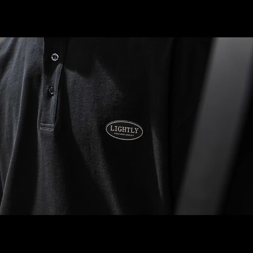 Jeanswest Autumn heavyweight pure cotton Henley collar long-sleeved T-shirt men's spring and autumn sweatshirt American bottoming men's polo shirt top trendy white plus velvet L suitable for 130-145Jin Jin equals 0.5 kg