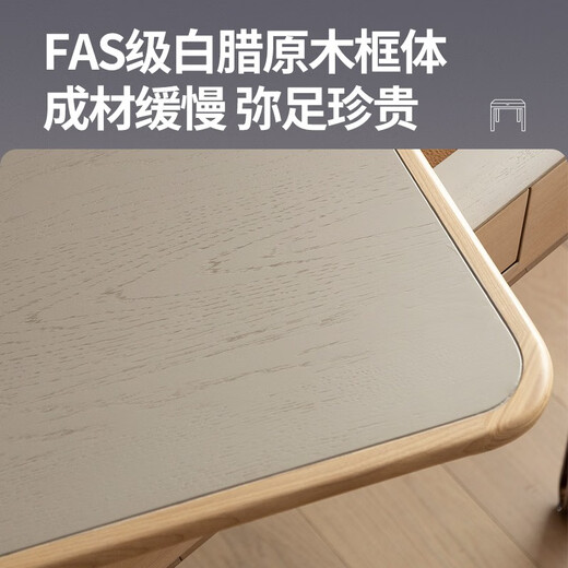 Queyou's high-end solid wood mahjong machine modern light luxury Zhijia joint-branded rotor type oblique plate mahjong table H690T peak back [log wood color] set - expected to ship at the end of June