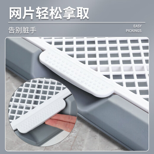 Very good dog toilet for small dogs and large dogs. Anti-trampling potty and urinal for Bichon Frize puppies. Special pet toilet supplies. Extra large flat plate and thickening #梦之grey+column