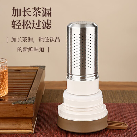 Kuangdi (DKADI) 316 stainless steel stuffy teapot large capacity insulated kettle for tea brewing with filter tea warehouse tea leak stewing old white tea white upgraded version 1800ml