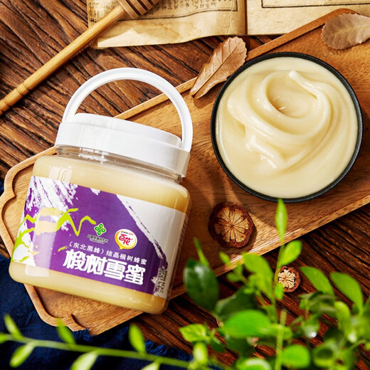 Baihua Honey Chinese Time-honored Brand Breakfast Milk Oatmeal Companion Black Bee Linden Tree Snow Honey 1000g*2 bottles