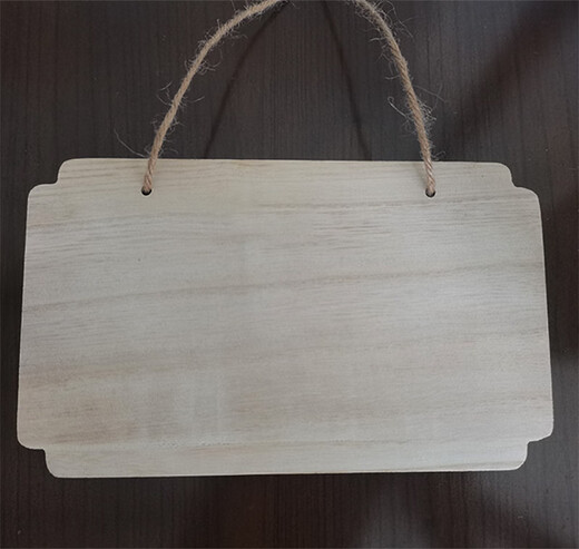 Creative solid wood sign small wooden sign handwritten hang tag blank wooden board tree sign hanging diy handmade door sign pendant custom G-7 size 20*12cm