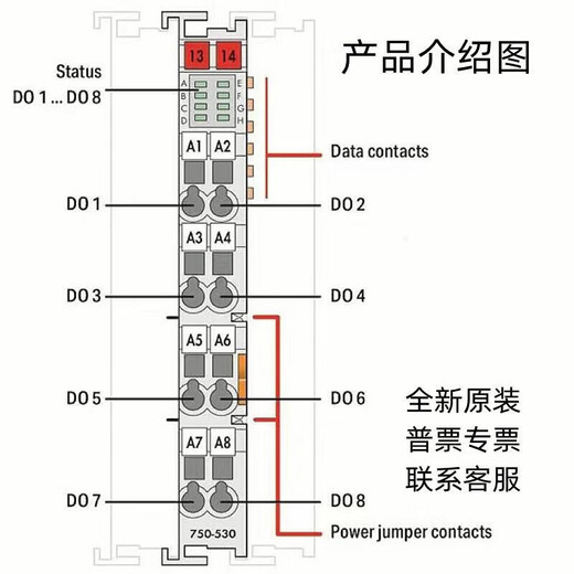 WAGO全新原装万可终端模块750-1405 1504 750-554 455 555 469 30 750-1504