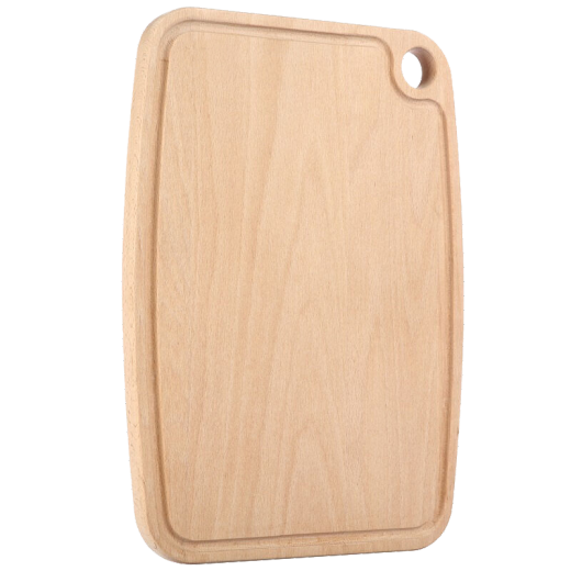 Dalefeng solid wood paint-free chopping board log chopping board household chopping board with sink chopping board panel JM4030 beech chopping board 40*30*2cm