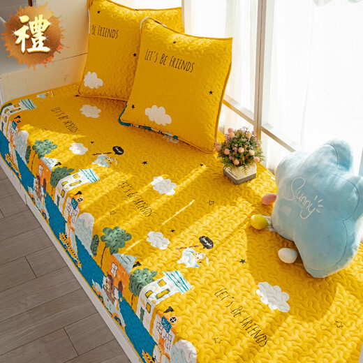 Chuangjingyi chooses bay window mat window sill pad bay window carpet four seasons universal balcony mat internet celebrity bay window mat window sill pad bay window carpet four journey 70*180CM