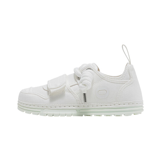 OETZI versatile breathable canvas shoes spring and summer breathable casual shoes flat white shoes ugly shoes men and women same style white T24120328 41