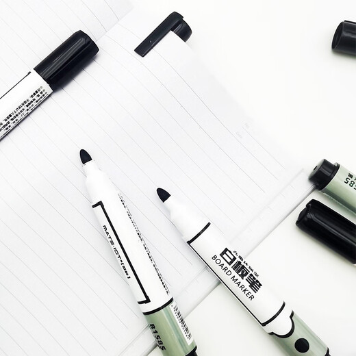 Standard européen (Mate-Ist) Facilement facilement forgé de tableau blanc stylo à base d'eau à base de conférence 10 pack B1585 noir