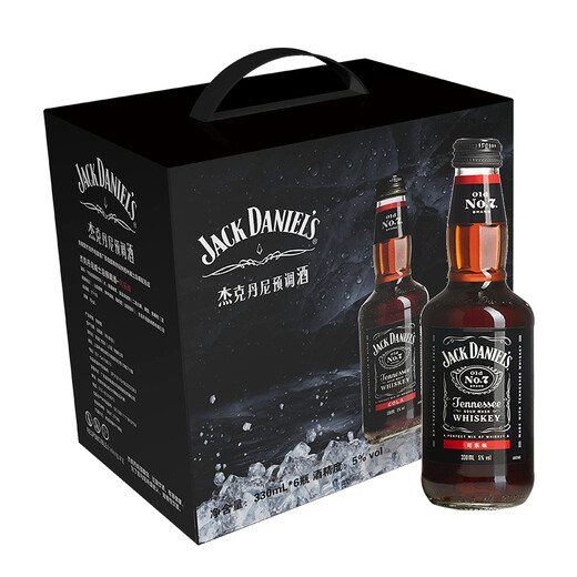 杰克丹尼（Jack Daniels）可乐味 礼盒装 330ml*6瓶  威士忌  预调酒