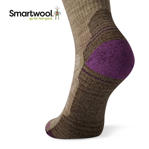 
SMARTWOOL women's hiking lightweight shock-absorbing mid-tube socks hiking socks outdoor wool socks sports socks 1573 1573: gray-brown 880 M (suitable for foot size 38-41)