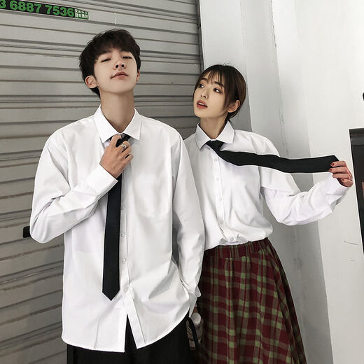 Qinsilu Hong Kong White Shirt White Student Style Coreano Corea de moda
