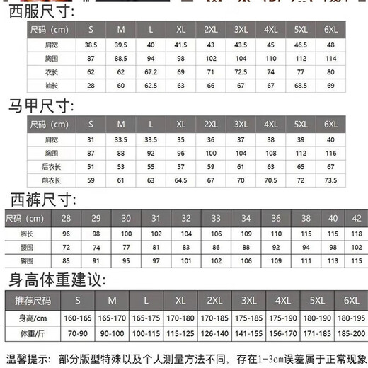 佰悠迪西装套装男商务休闲结婚三件套外套正装男士西服套装男大学生全套 黑色 (西服+西裤+白衬衫)赠领带 2XL 【120-130斤】赠领带