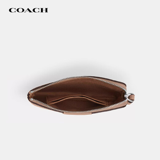 COACH brand direct supply women's clutch bag wrist bag wallet sand yellow CW854 New Year gift for girlfriend