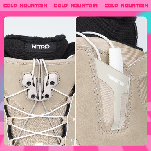 NITRO Ski Shoes CROWN Nitro Snowboard Shoes All-Purpose Snowboard Boots Women's 2425 New Style 24/25 Pre-sale CROWN TLS Lilac Purple 36.5 (Inner Length 235mm)