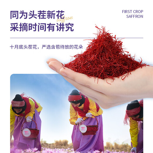 TFTANGFAN伊朗藏红花官方旗舰店西红花特级正宗补品新年节日礼盒5g
