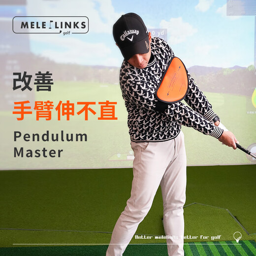 MELE LINKS Golf Trainer Pendulum Clock Master Indoor Golf Trainer Swing Practice Device S-24012