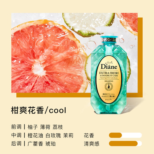 Diane to America Argan Huile rafraîchissante Contrôle de l'huile Anti-Dandruff Shampoo 700 ml