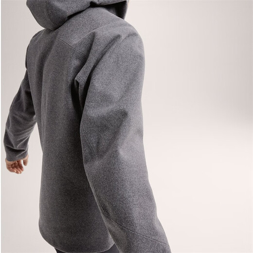 ARC'TERYX Men's Jacket SAWYER WOOL 24 New Outdoor Wool Warm and Breathable Casual Fleece Jacket Men's Hoodie Gray Cloud XS