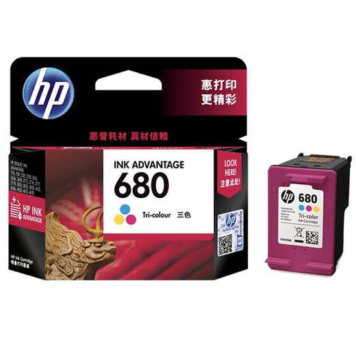 HP (HP) 680 CARTOUCE D'ORIGINATION 2138 5078 5278 2676 DJ2677 2678 3776 IMPRIMANCE (COULEUR) CARTRILLE À L'ENK 680 CARTRIE À L'ENK