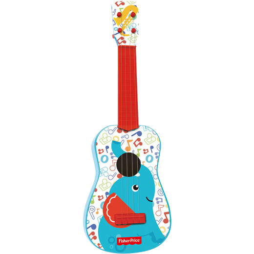 Fisher-Price musical instrument ukulele baby early education music enlightenment infant musical instrument ukulele girl boy yellow tiger GMFP001