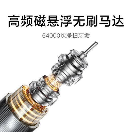 Mijia Xiaomi Sonic Electric Toothbrush T501 Home/Travel Adult/Student High Frequency Brushless Motor Mijia APP 30 Customization Solutions Colorful Lights Chinese Valentine’s Day Gift Recommendations Xiaomi Electric Toothbrush T501 White