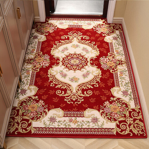 Gudie Entrance Door Floor Mat Entrance Door Foot Mat Porch Cuttable Red Door Mat Customized Living Room Home 027-Burgundy 80*100cm Add to Collection/Priority Shipping