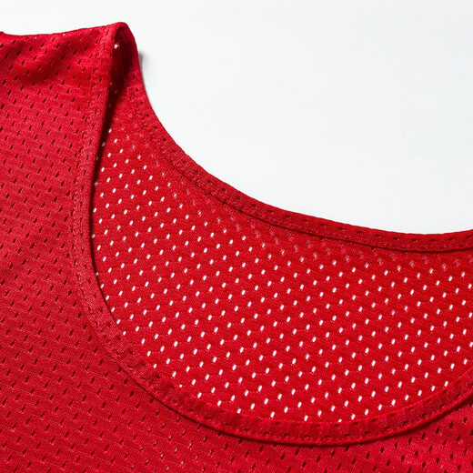 Kelme Football Training Vest Grand Mesh Breathable Team Gif Gest Team Uniform peut être personnalisé rouge et blanc XL