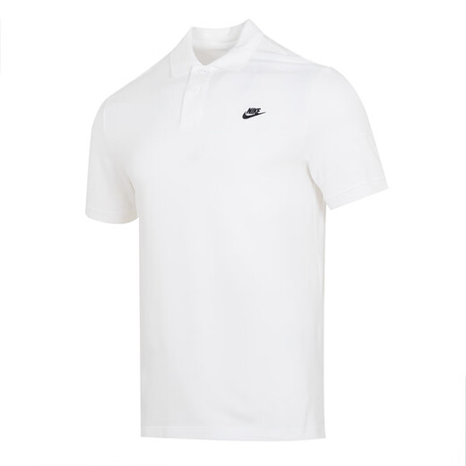 Camiseta Nikepolo Camiseta Hombres Summer NUEVO Sportswear Fitness Entrenamiento de fitness Casual Badminton Tennis Manga corta FN3895-010/Negro/piel y cómoda