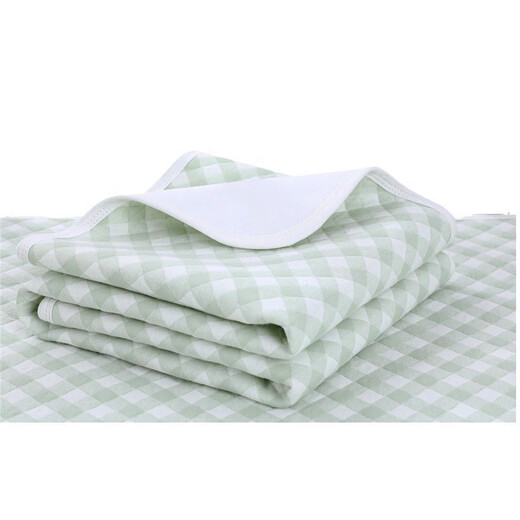 Urine separator waterproof, breathable and washable baby products Adult care pad Aunt pad Baby air layer Urine separator Blue grid 80*120cm