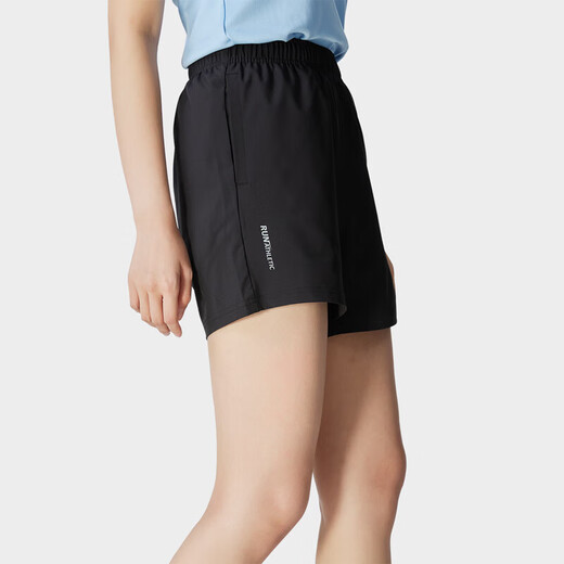 Chameau (chameau) à séchage rapide respirant à double face poche à double face short sportif tissé 724bayl6002 noir L