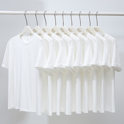 NASA GISS T-shirt à manches courtes Men's Pure Coton Round Cou Top Summer Poldoufled Half-Mared Loose Men's Base's Base Blue XL