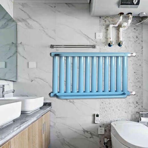 Kezitu bathroom small basket radiator household bathroom plumbing radiator bathroom horizontal plumbing steel radiator steel single hanging / 1 meter wide * hole spacing 40 cm