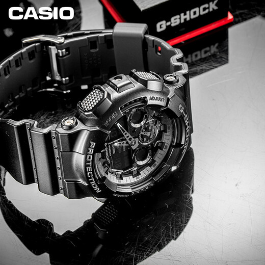 Casio (CASIO) G-SHOCK GA-100CF bomb disposal expert fashionable sports men's watch quartz watch GA-100CF-1APR-200 meters waterproof