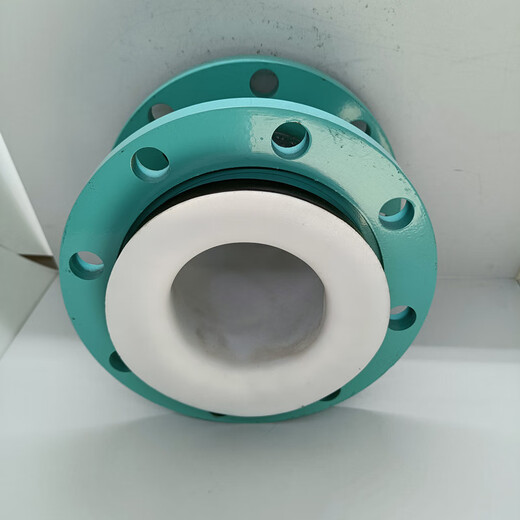 Yue Changsheng customized KXT flexible PTFE-lined flange soft joint soft connection oil-resistant, acid-resistant, alkali-resistant and high-temperature resistant (national standard carbon steel flange) DN200*1.6Mpa flange