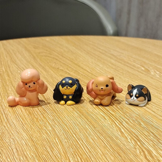 
Gelun Cute cartoon desktop character small ornaments creative office healing mini couple micro landscape decoration one-doll kitten combination