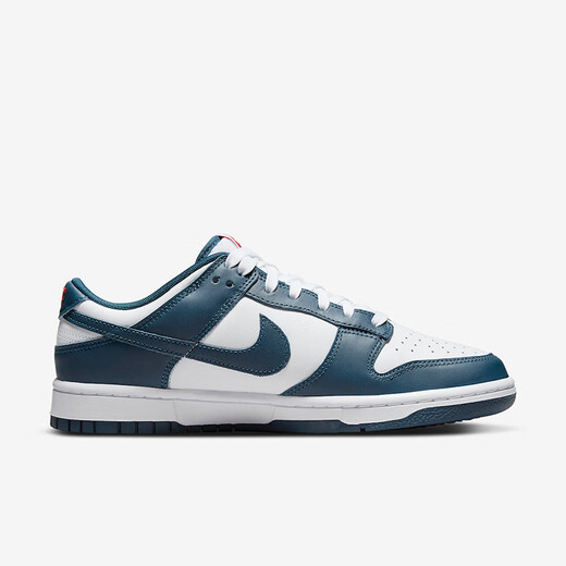 
NIKE Nike Dunk Low Retro White Navy Anti-slip and wear-resistant Men's Low-top Lightweight Casual Shoes DD1391-400 38.5