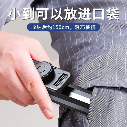 Xinni Deutsche Qualität 2024 Neues Selfie-Stick Mobile Anti-Shake-Reisefoto Live Stand Tripod Integrated Multifunktionsaufnahmen Video Tragbares 360-Grad-Selfie-Stick [Standardmodell] Schwarz mit Bluetooth-Fernbedienung